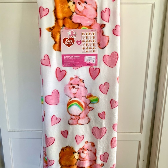 Care Bears Other - New Care Bears Plush Soft Throw 50" x 70"